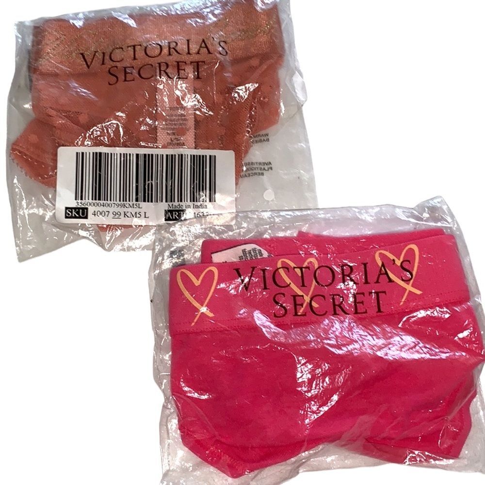 Victoria Secret Panties Set Of 2 Sz L